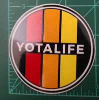 Round Yota Life Sticker