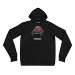 1st Gen Tacoma Crawler - Red hoodie