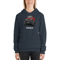 1st Gen Tacoma Crawler - Red hoodie