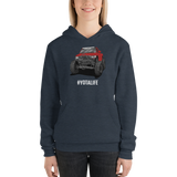 1st Gen Tacoma Crawler - Red hoodie