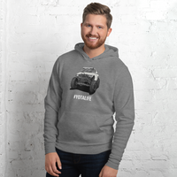 1st Gen Tacoma Crawler - White hoodie